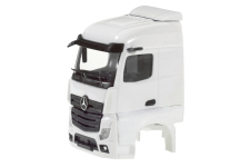 Herpa 086042 - H0 - Mercedes-Benz Actros Streamspace, metallic silber (2 Stück)